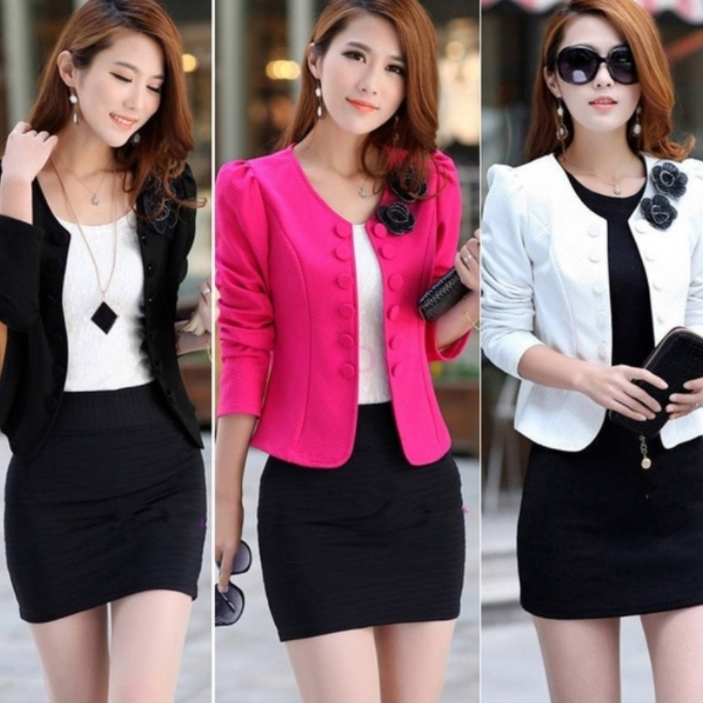 🥂NWOT Fun Black sophisticated High waist jacket